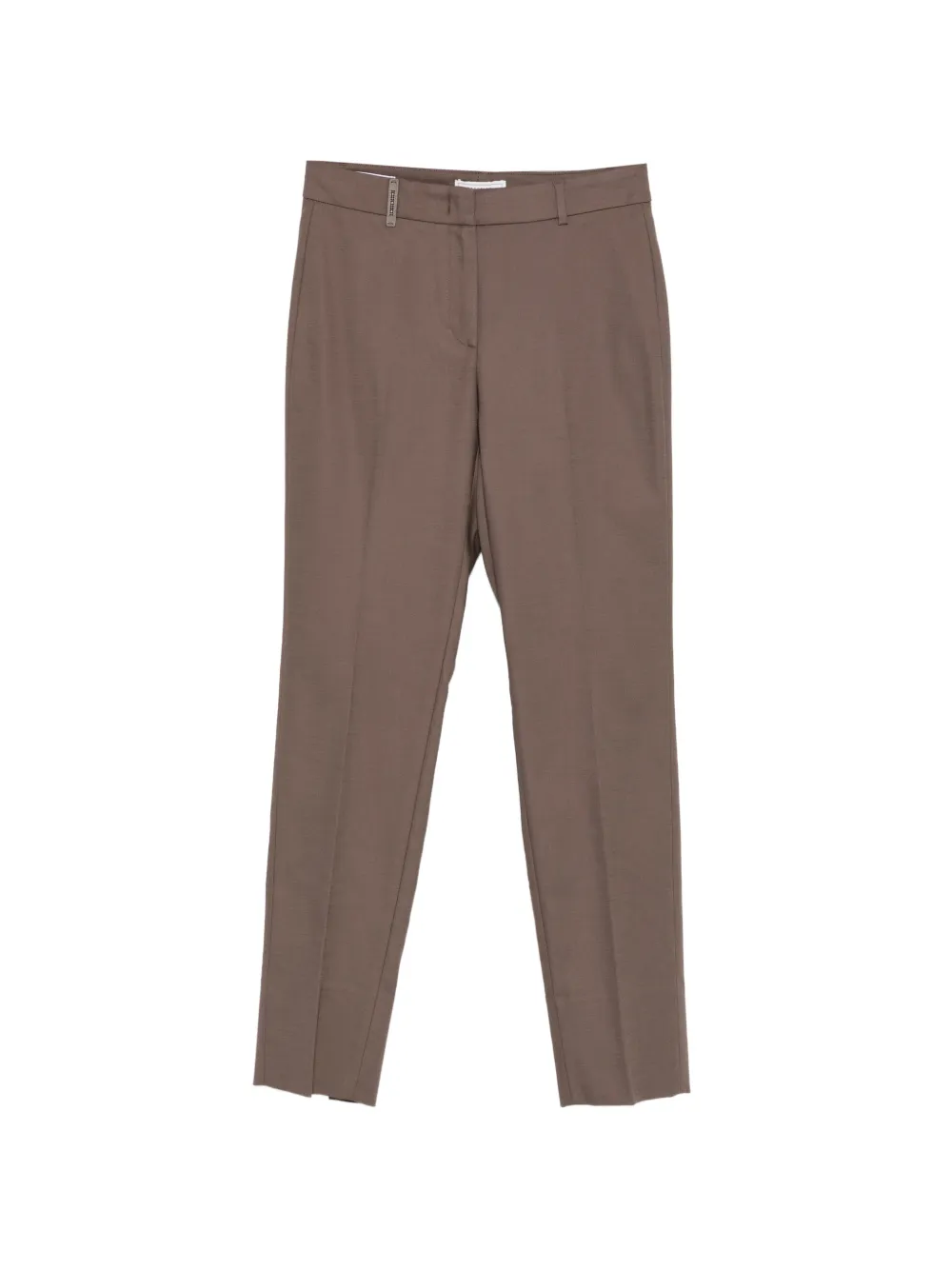 Peserico belt-loops trousers - Marrone