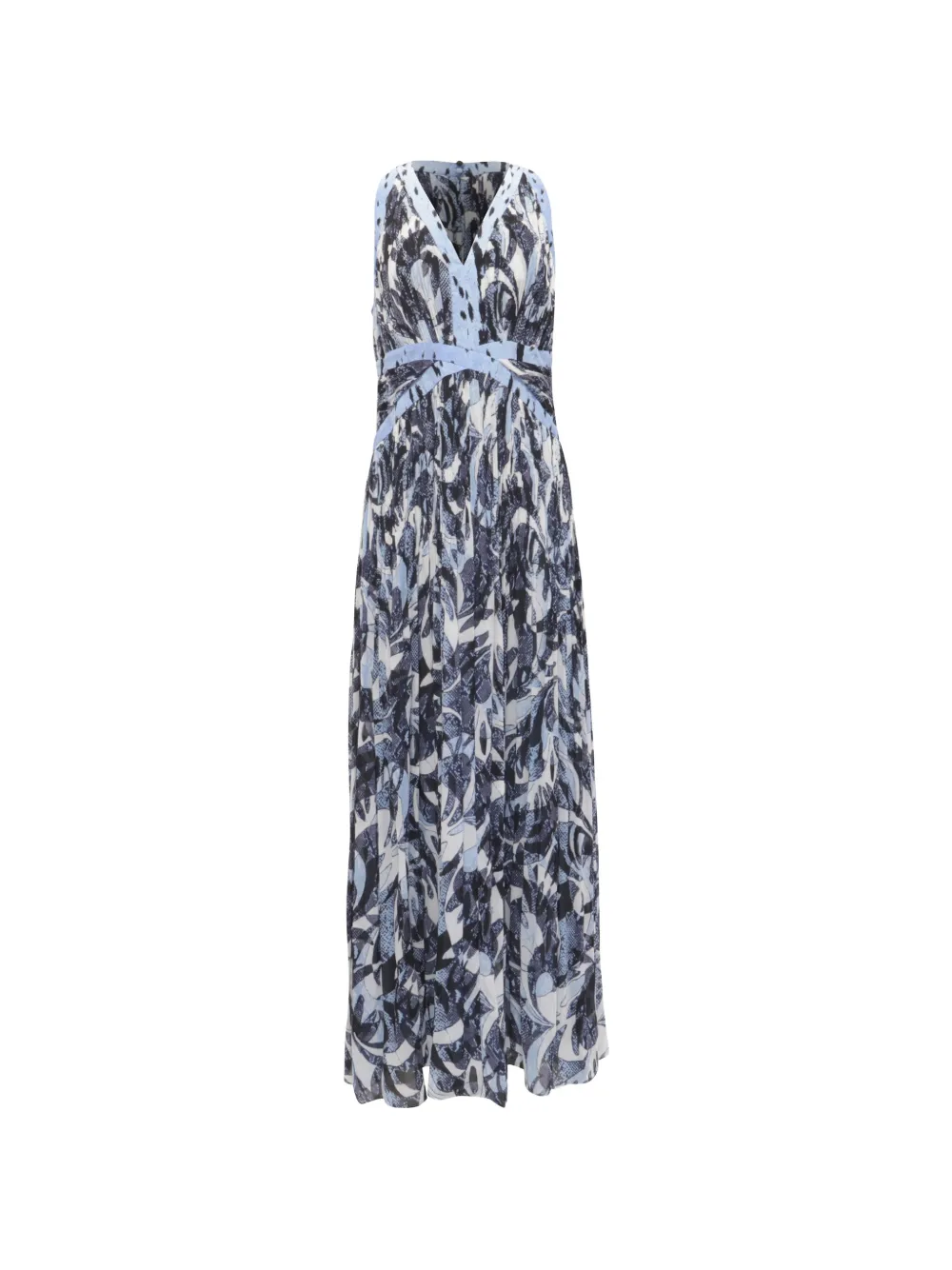 Diane Von Furstenberg Vintage levada printed maxi dress - Blu