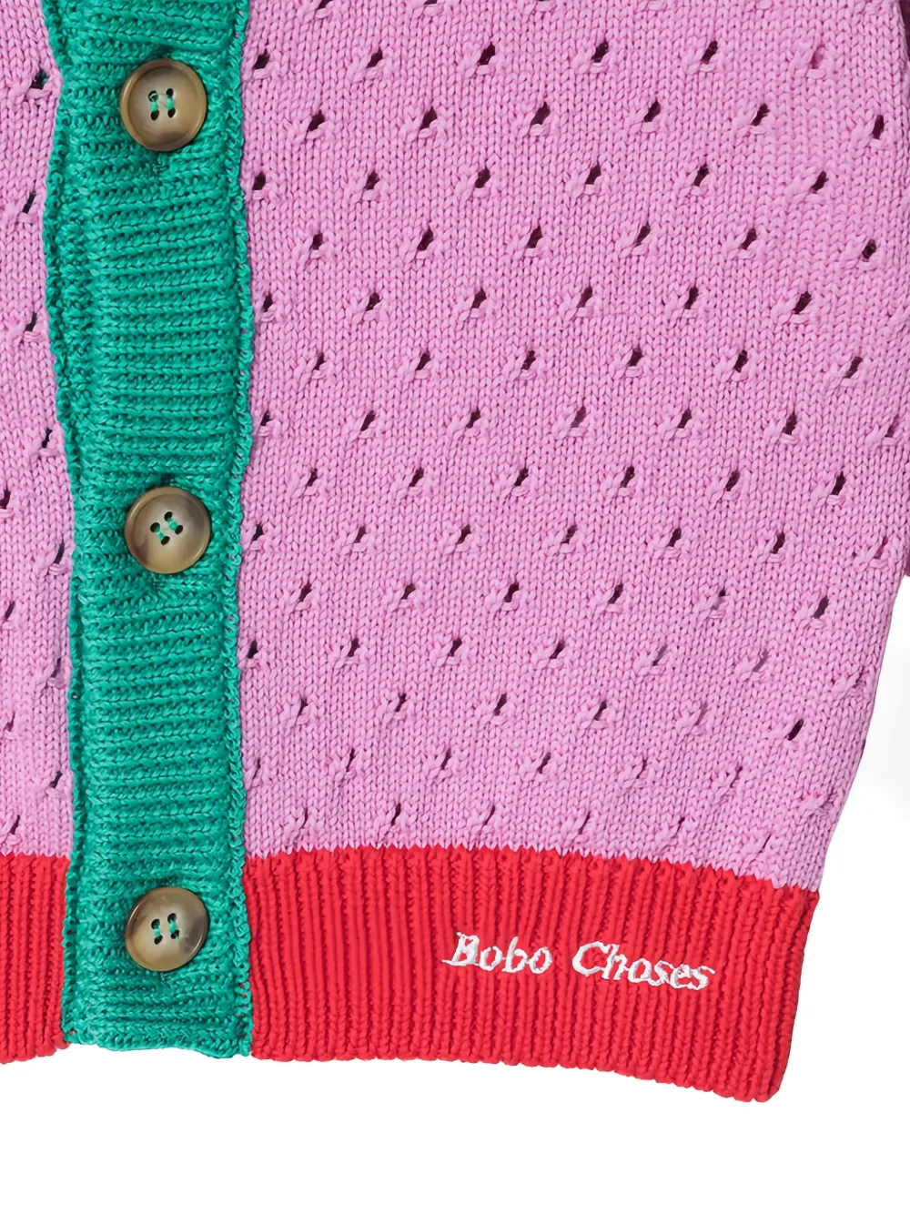 Bobo Choses Vest met colourblocking Roze