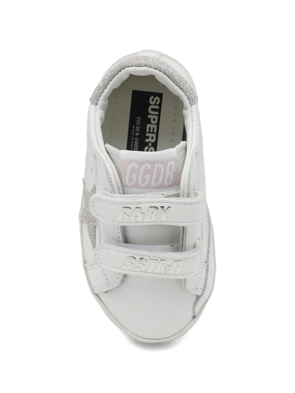 Golden Goose Kids Old School star strap sneakers Wit