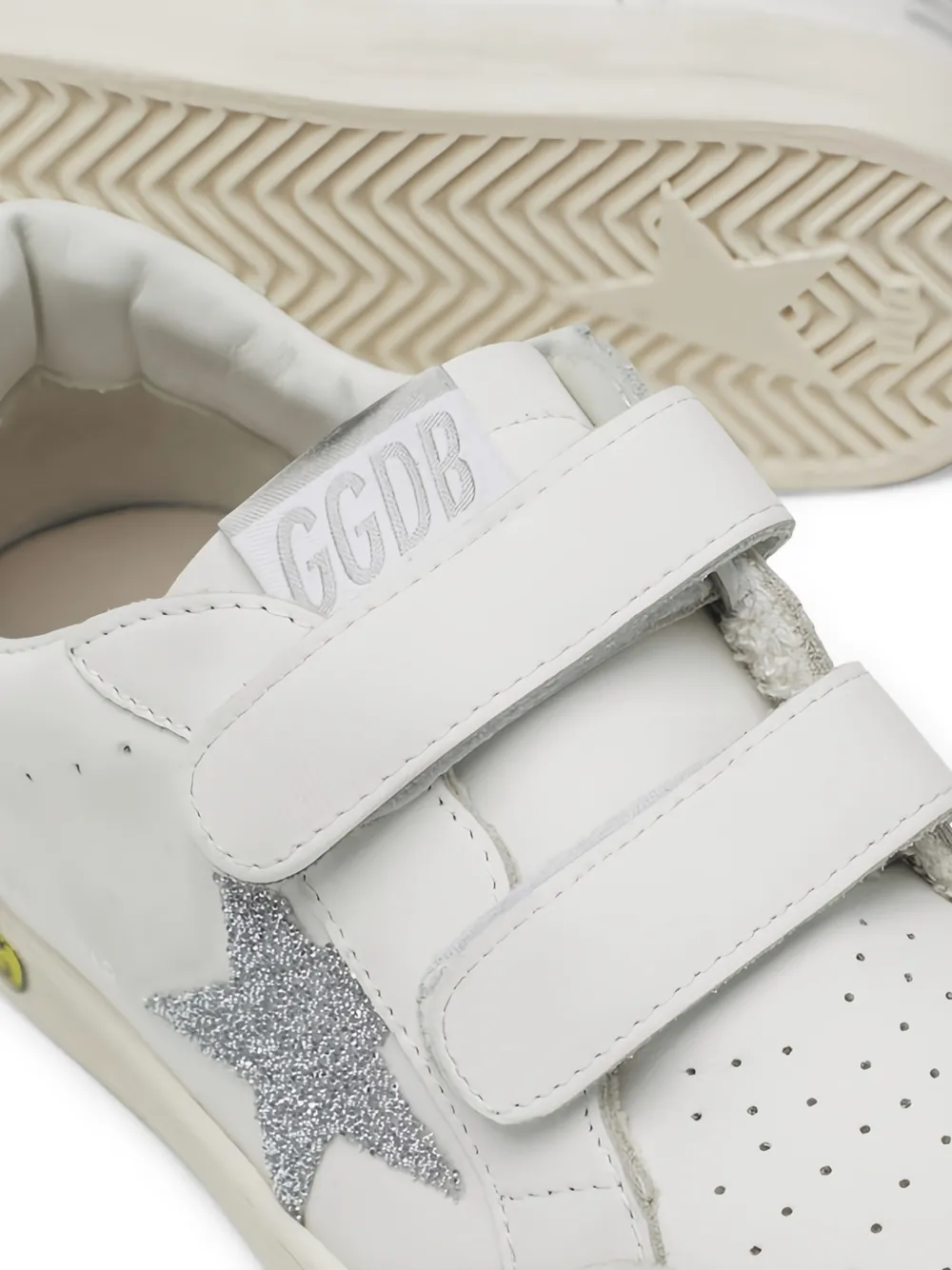 Golden Goose Kids Ball Star sneakers met bandje Wit