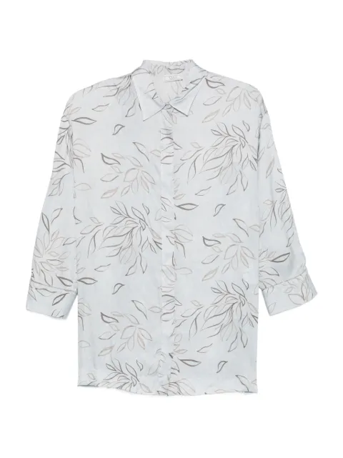 Peserico floral-print shirt