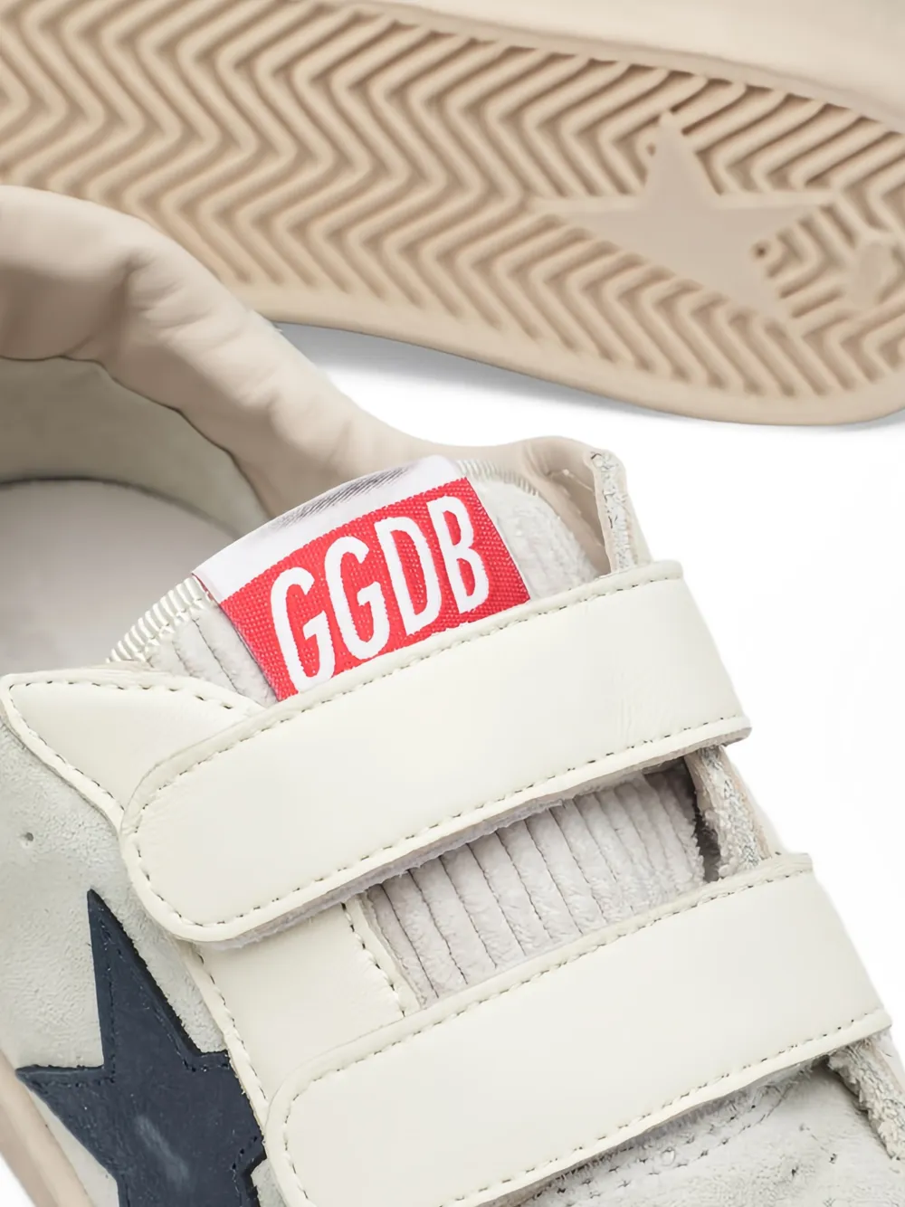 Golden Goose Kids Sneakers met ster applicatie Beige