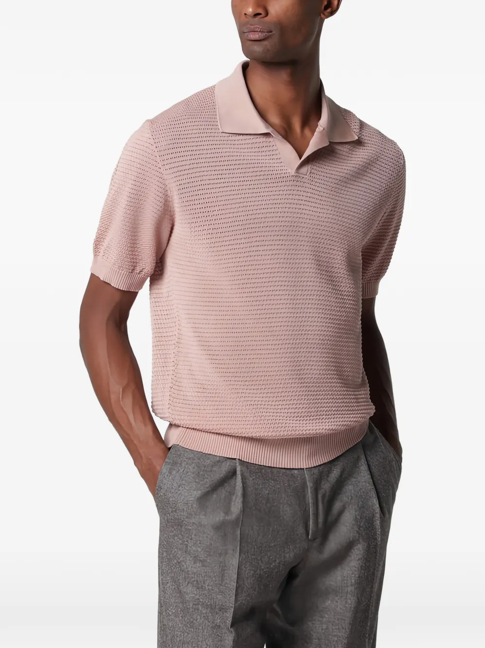 Tagliatore cotton polo shirt - Rosa