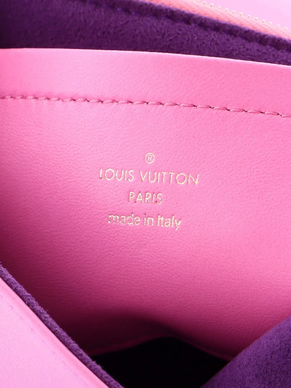 Coussin Pochette Monogram Embossed Lambskin Crossbody Bag