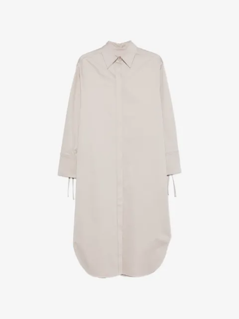 Agnona cuff-tie midi dress