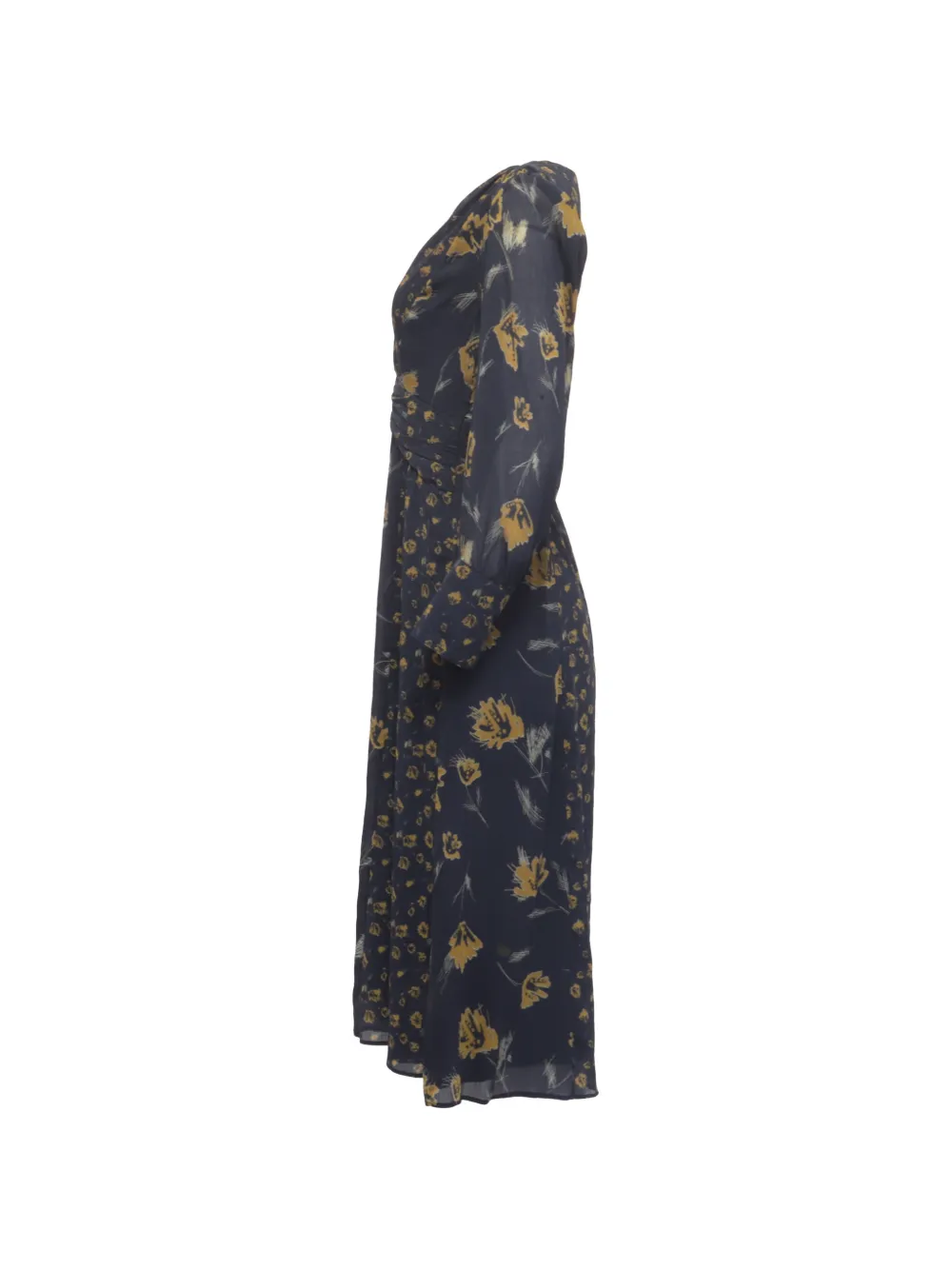  Ba&sh Finaya Floral-print Long Sleeve Dress - Blue 