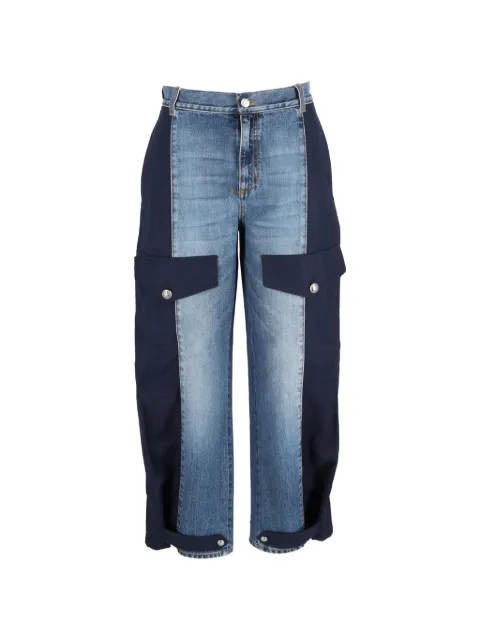 Alexander McQueen Pre-Owned pantalones con tiro alto y bolsillo