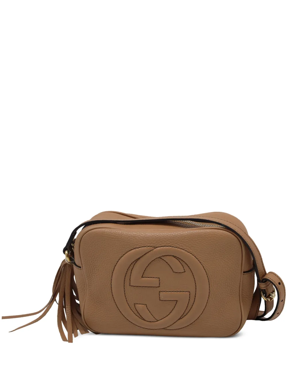 Gucci Pre-Owned disco leather shoulder bag - Toni neutri