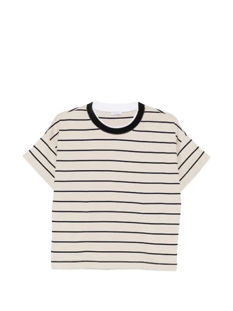 Brunello Cucinelli stribet T-shirt