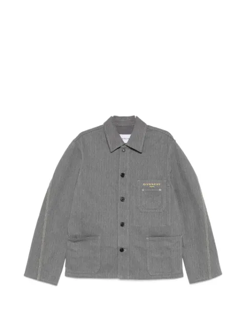 Givenchy pocket cotton shirt jacket