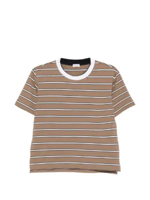 Brunello Cucinelli Striped T-shirt | Neutrals | FARFETCH ZA