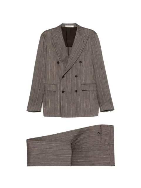 Tagliatore double-breasted striped-pattern suit