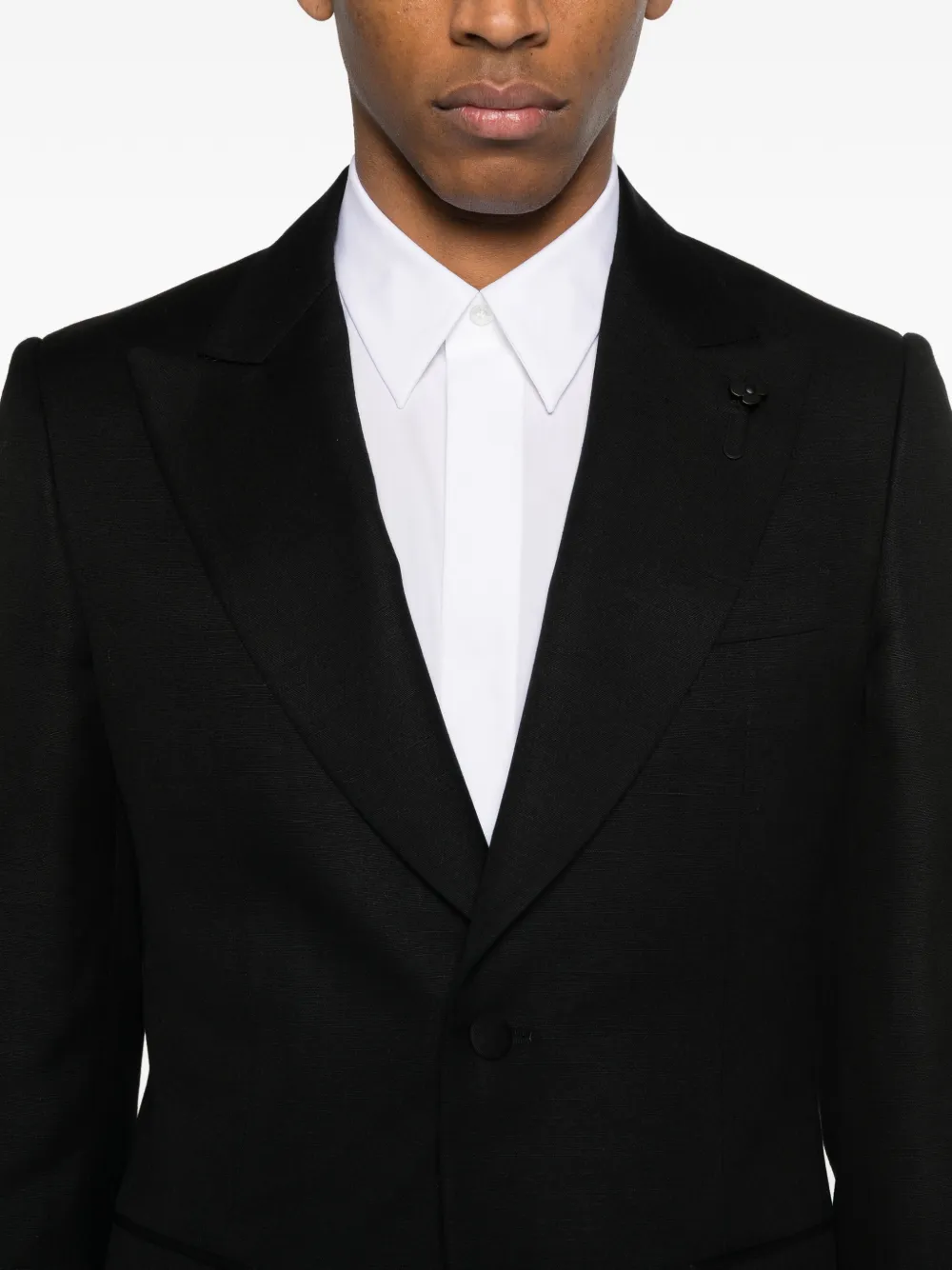 Lardini Jack met puntige revers Zwart