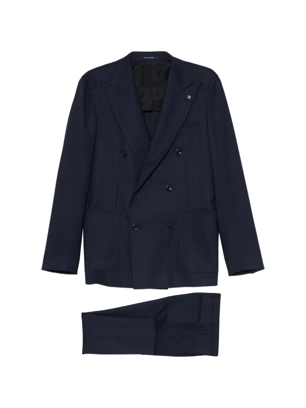 Tagliatore double-breasted wool suit - Blu