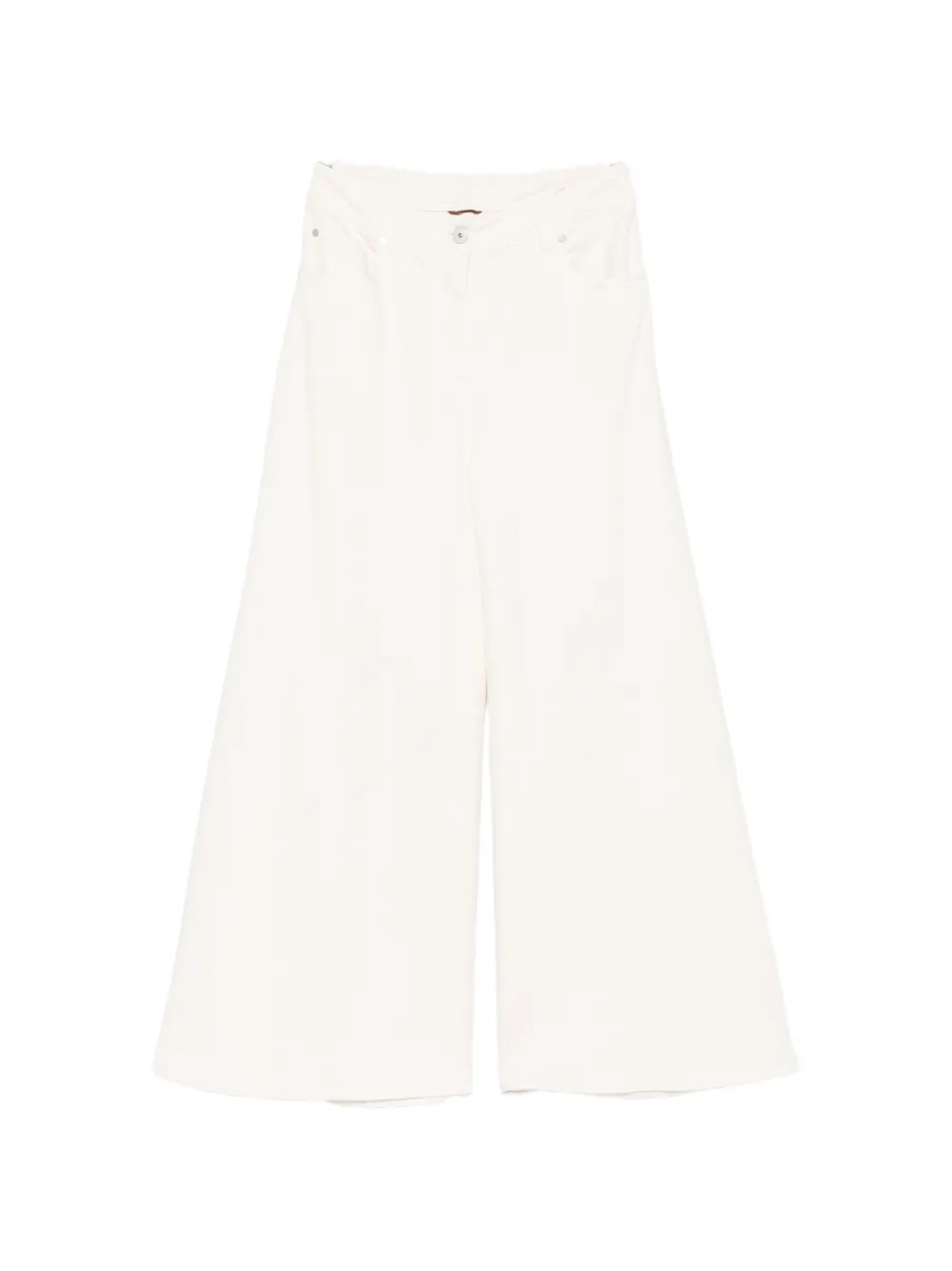 Brunello Cucinelli wide-leg jeans - Bianco