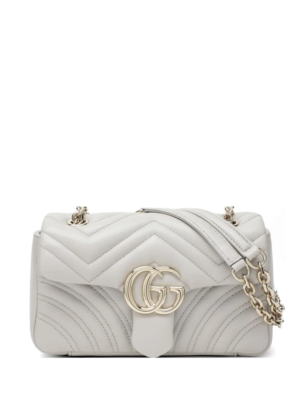 Gucci quilted logo shoulder bag - Grey