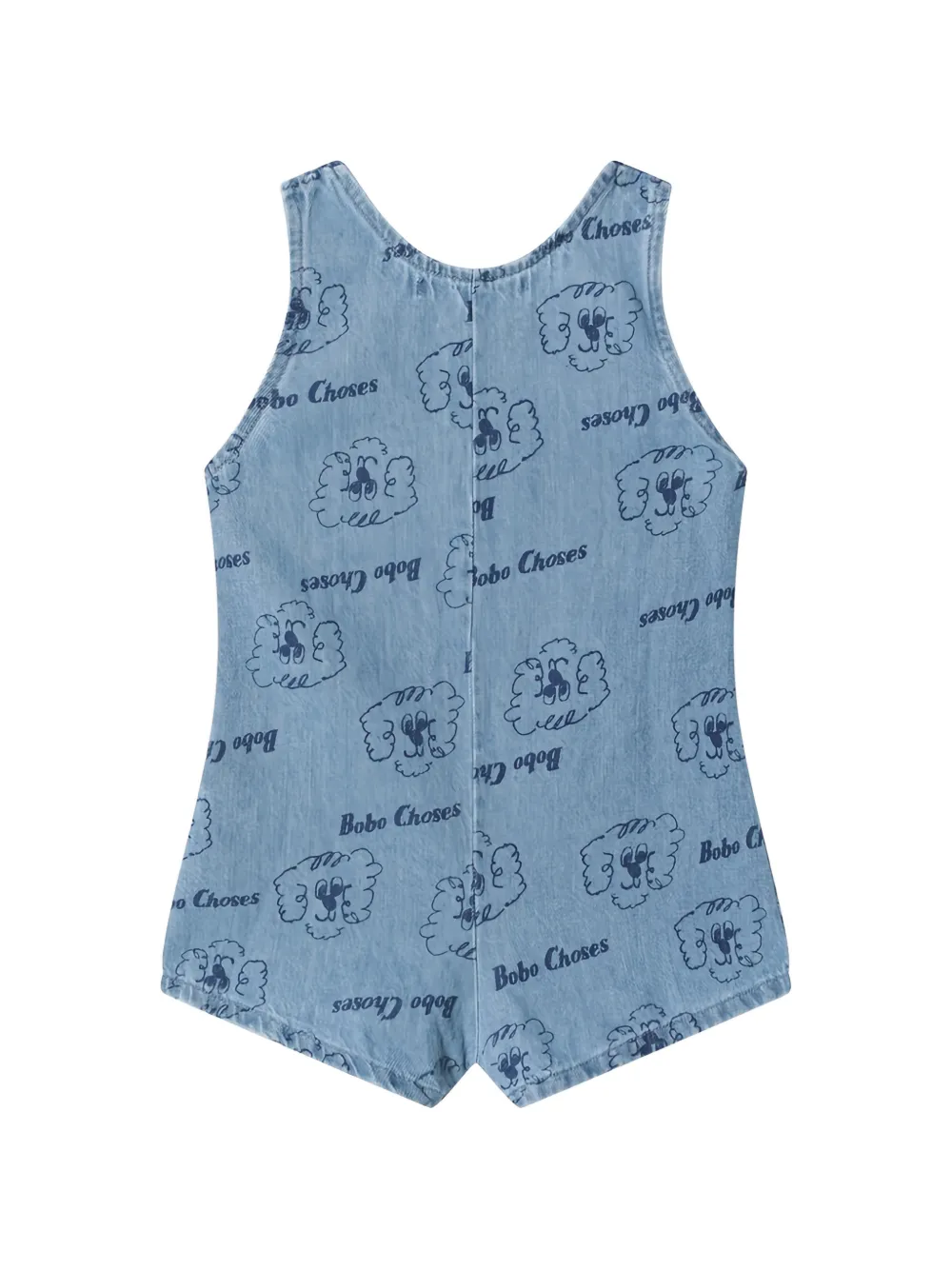  Bobo Choses Dog-print Romper - Blue 