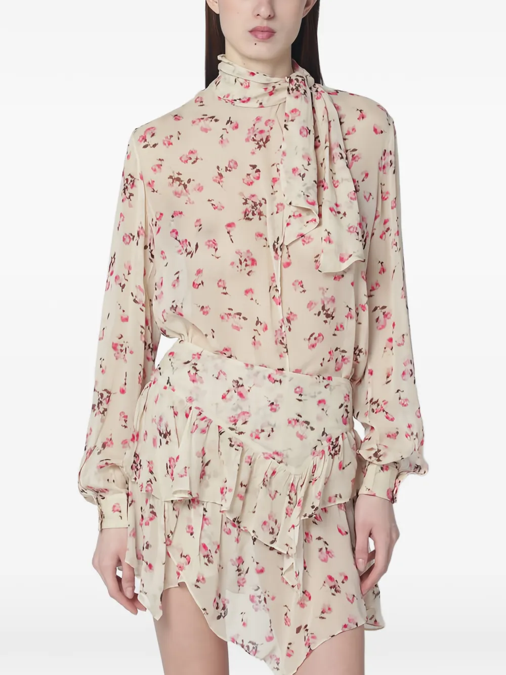  Marant étoile Leona Blouse - Neutrals 