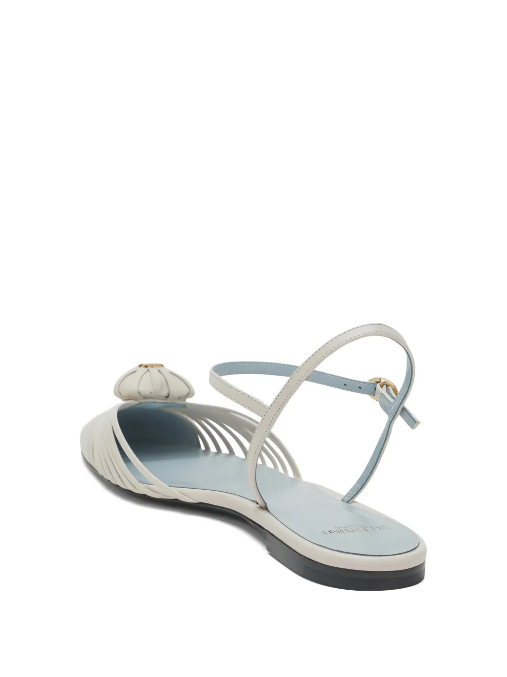 Valentino Garavani logo-detail pumps Beige