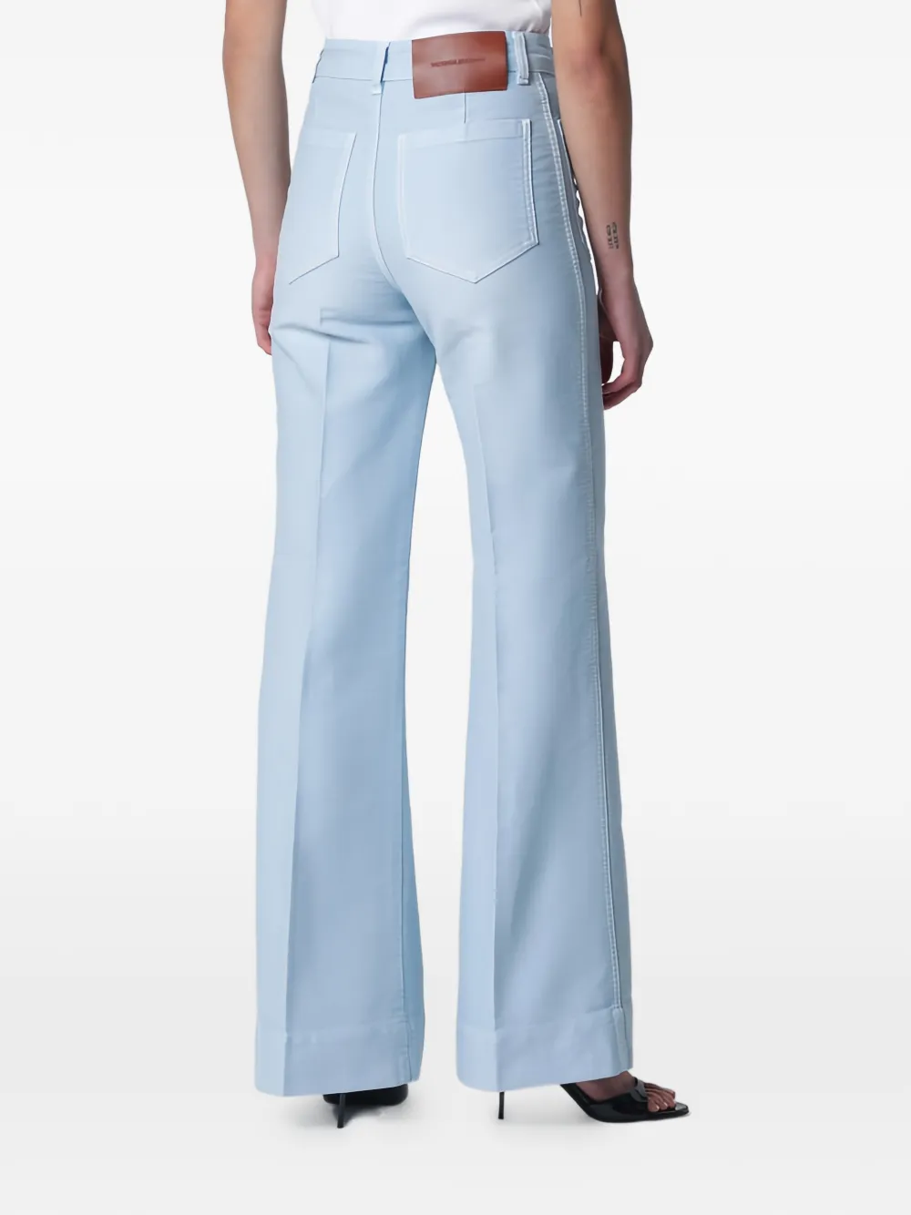 Victoria Beckham Alina straight jeans Blauw