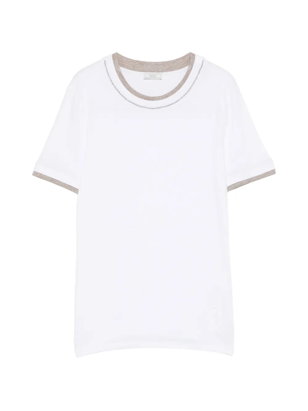 Peserico crew-neck T-shirt - Bianco
