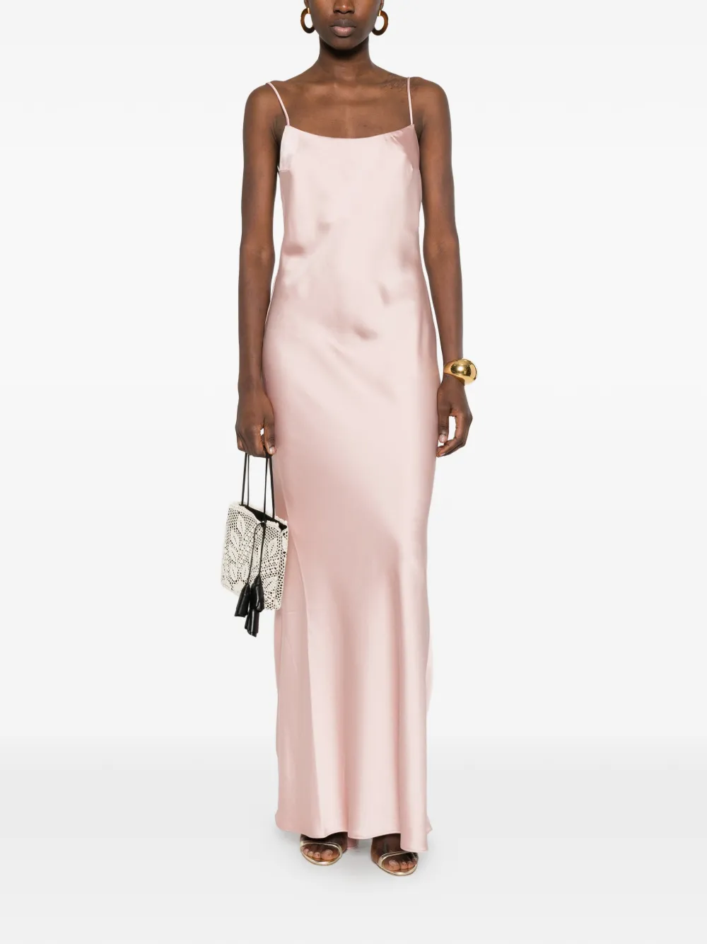 THE ANDAMANE Ninfea maxi-jurk Roze