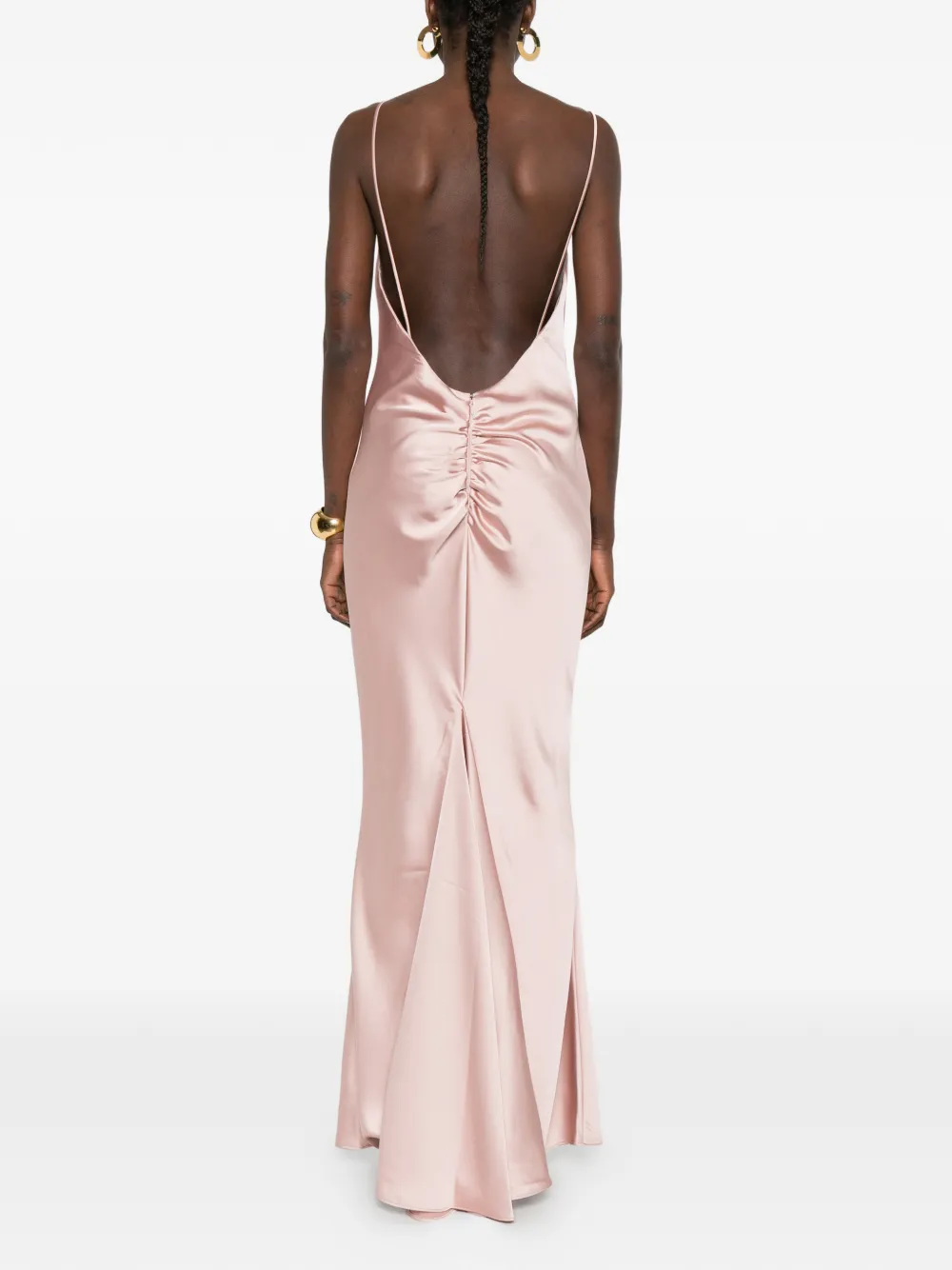 THE ANDAMANE Ninfea maxi-jurk Roze