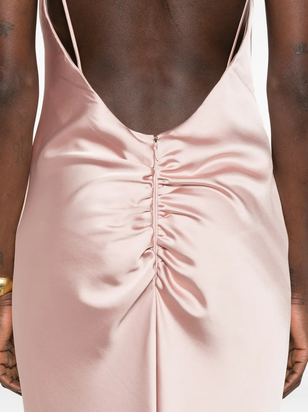 THE ANDAMANE Ninfea maxi-jurk Roze