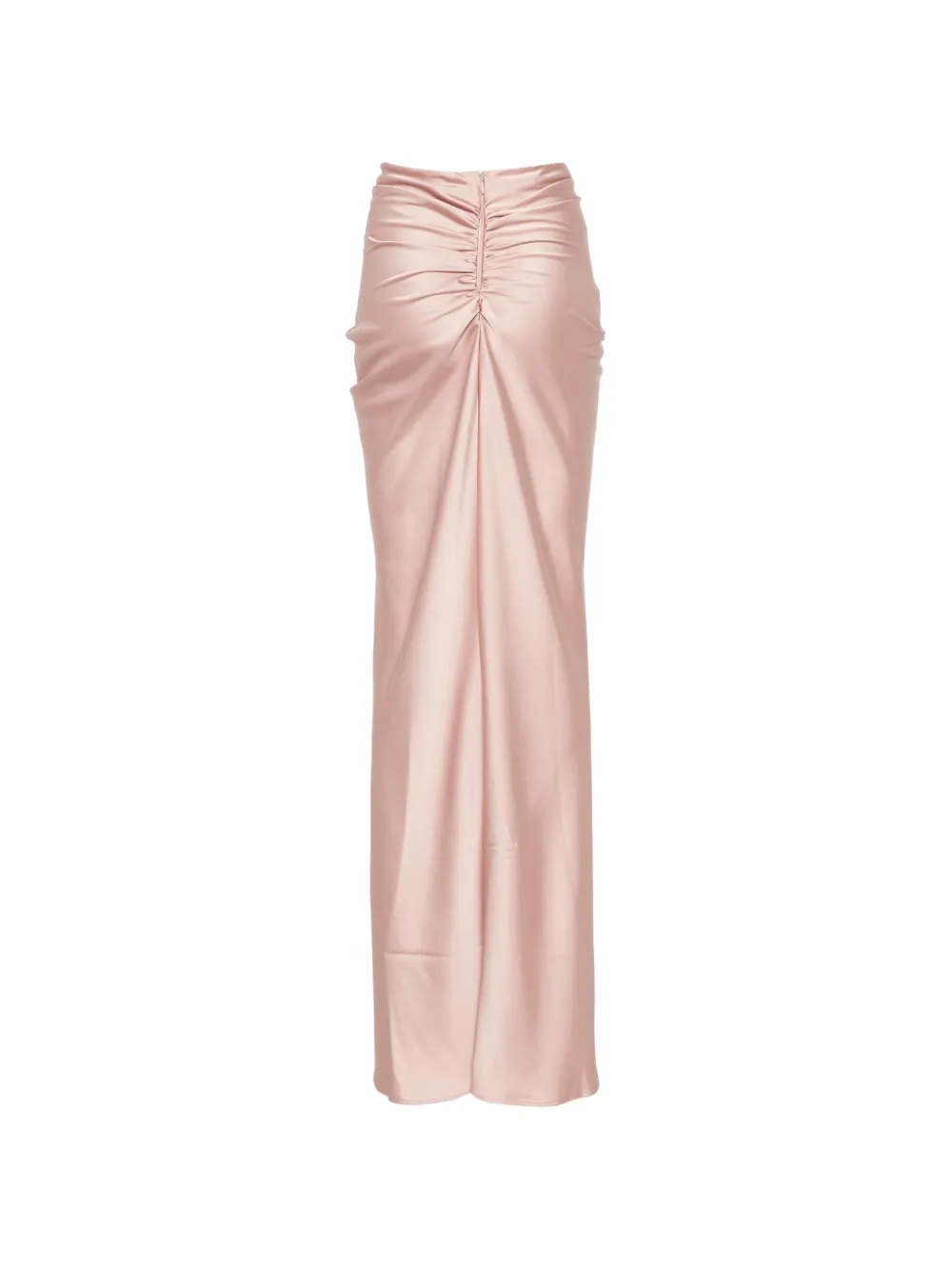 THE ANDAMANE Iris maxi-rok met ruches Roze