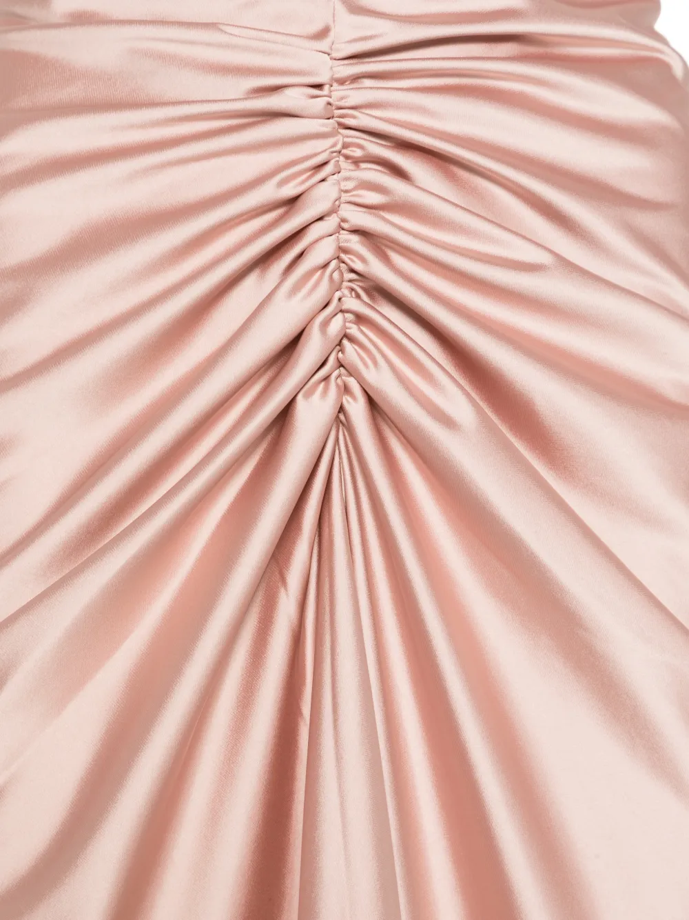 THE ANDAMANE Iris maxi-rok met ruches Roze