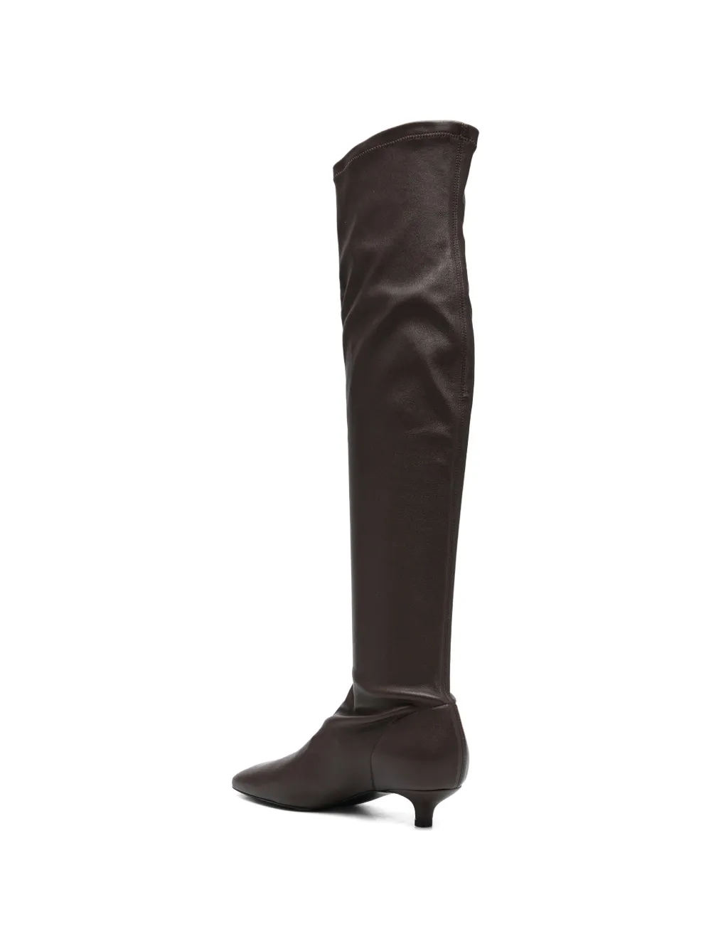 TOTEME nappa knee-high boots Bruin