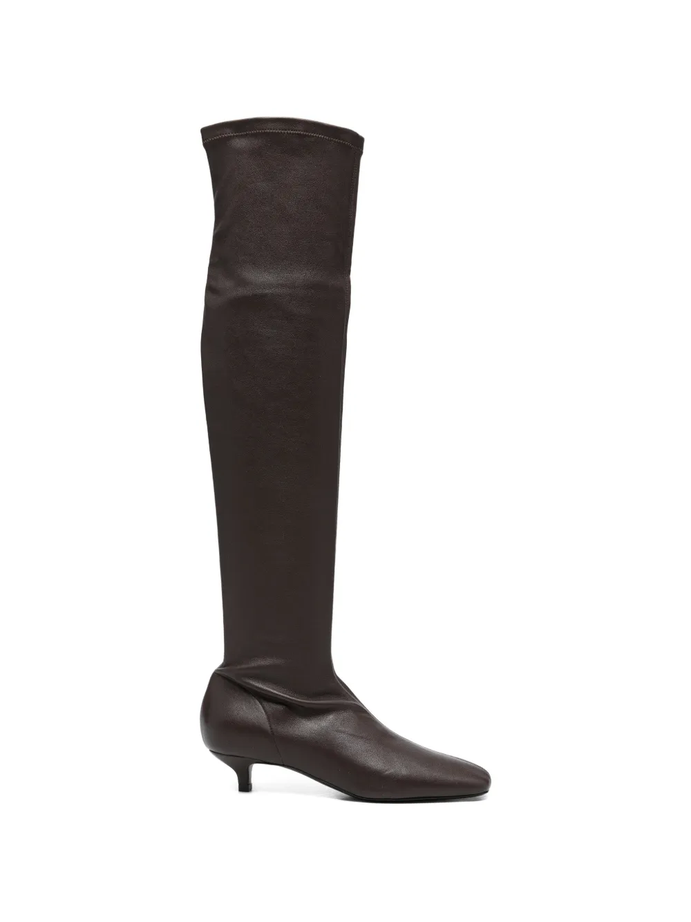 TOTEME nappa knee-high boots Bruin