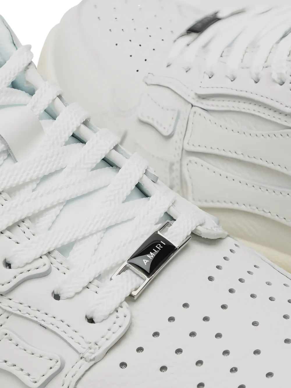 AMIRI Skel leather sneakers Wit