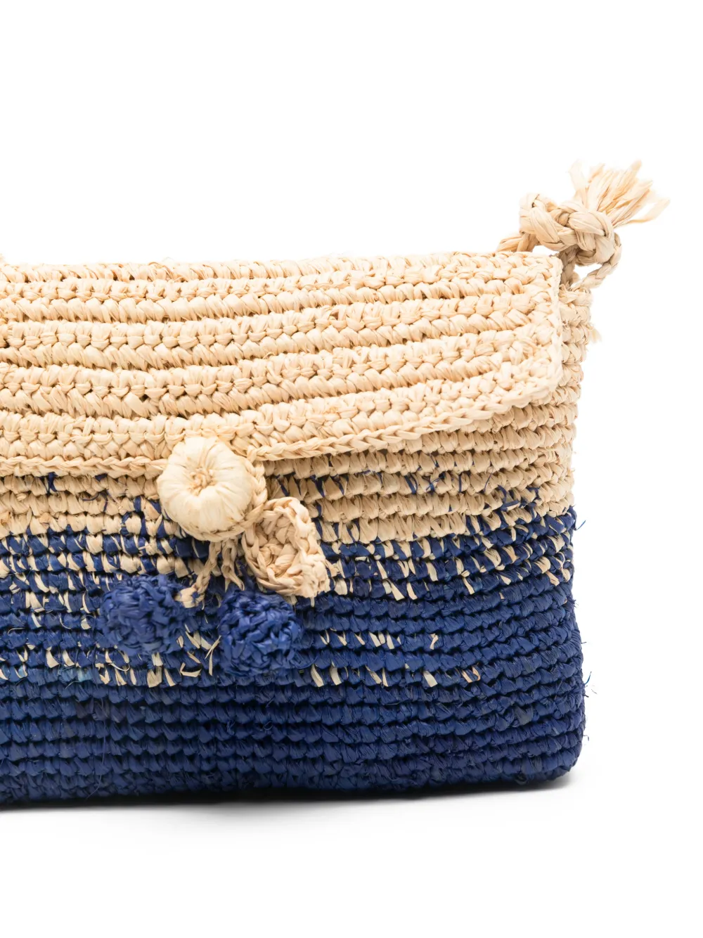  Bonpoint Gouter Flower-appliqué Shoulder Bag - Neutrals 