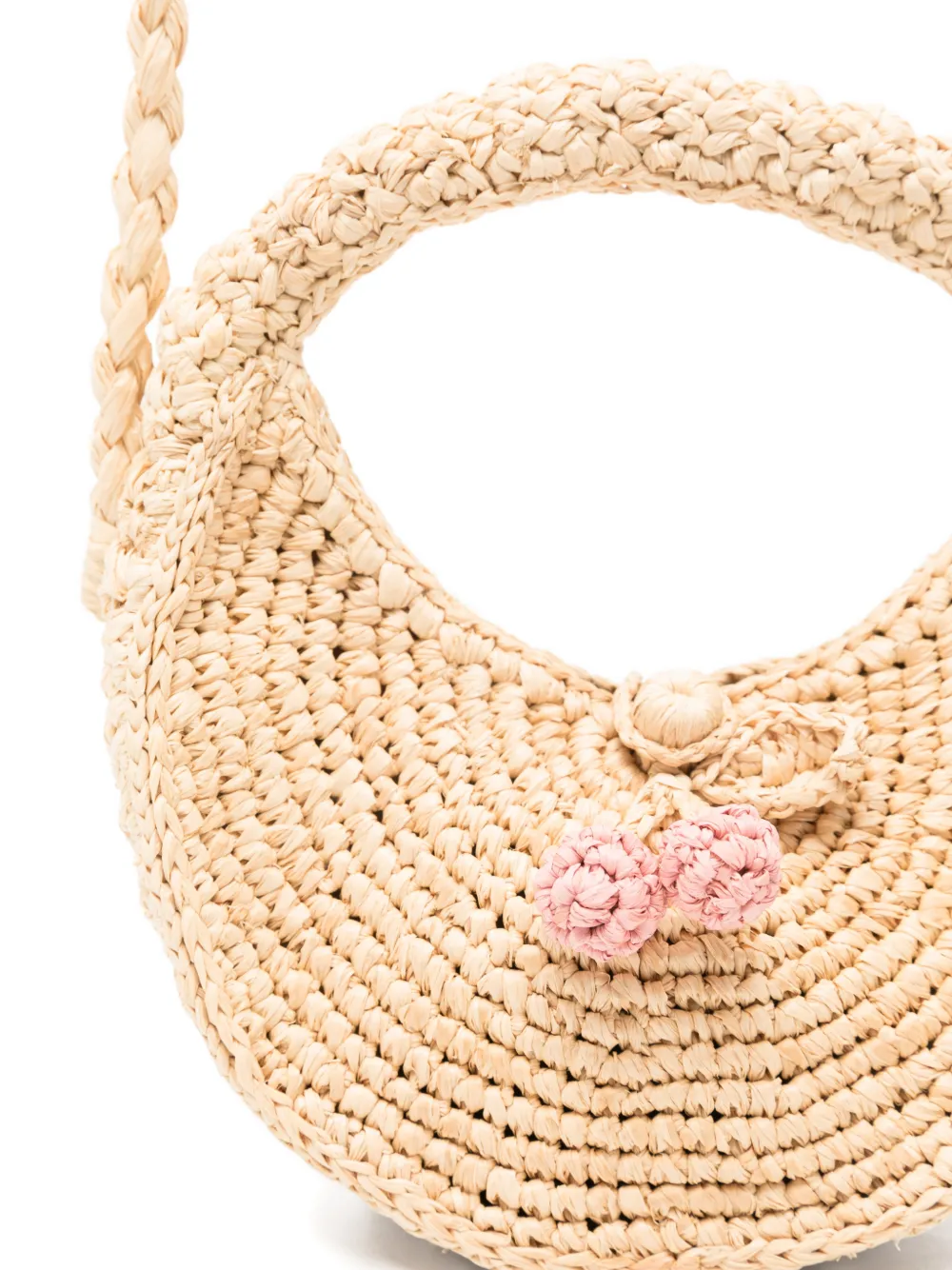  Bonpoint Bolso De Hombro Loulou Con Aplique Floral - Neutro 