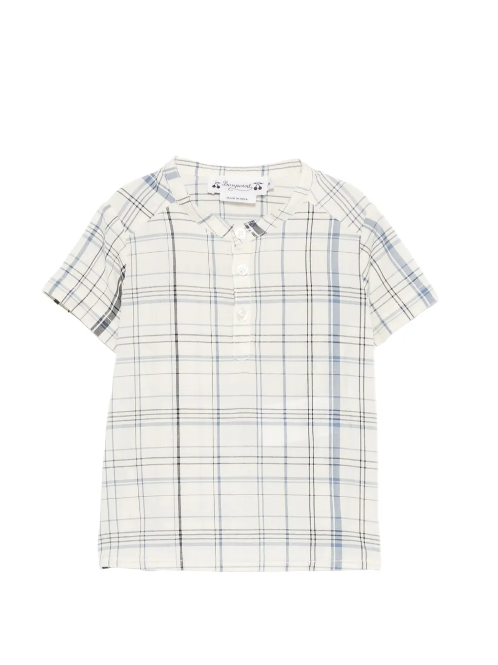 Cesari check-pattern short-sleeve shirt