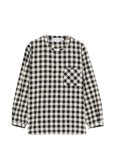 Bonpoint Artiste checked-pattern pocket shirt
