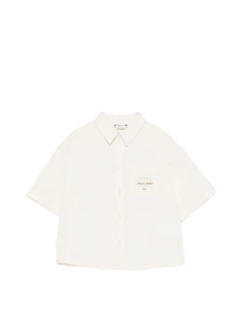 Bonpoint Elyas chest-pocket short-sleeve shirt