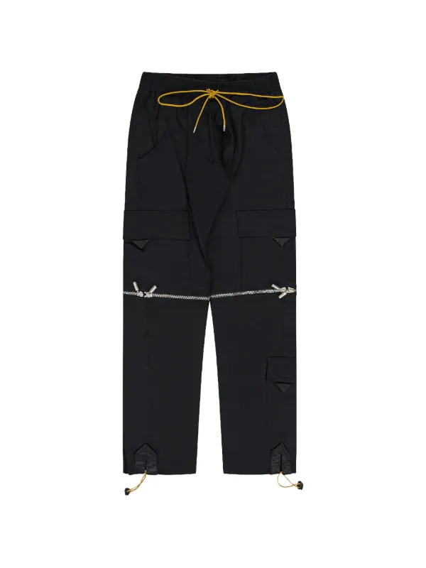 Rhude Zip Away Cargo Pants S 黒 希少 美品 RHUDE zip-detail Cargo Pants | Black | FARFETCH