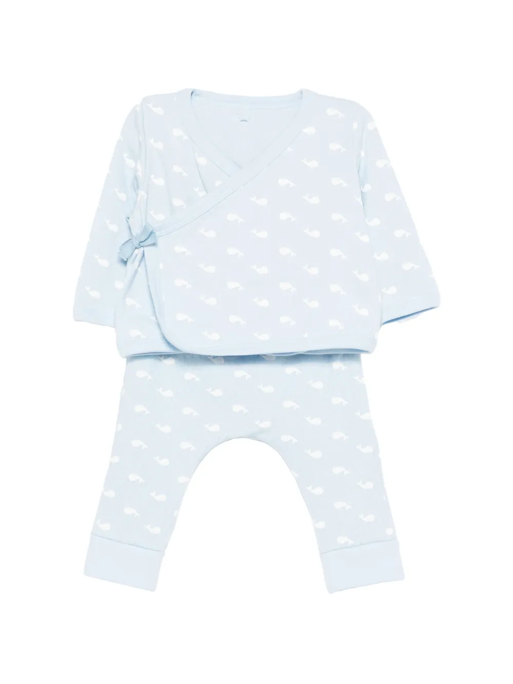 Petit Bateau printed trouser set - Blu