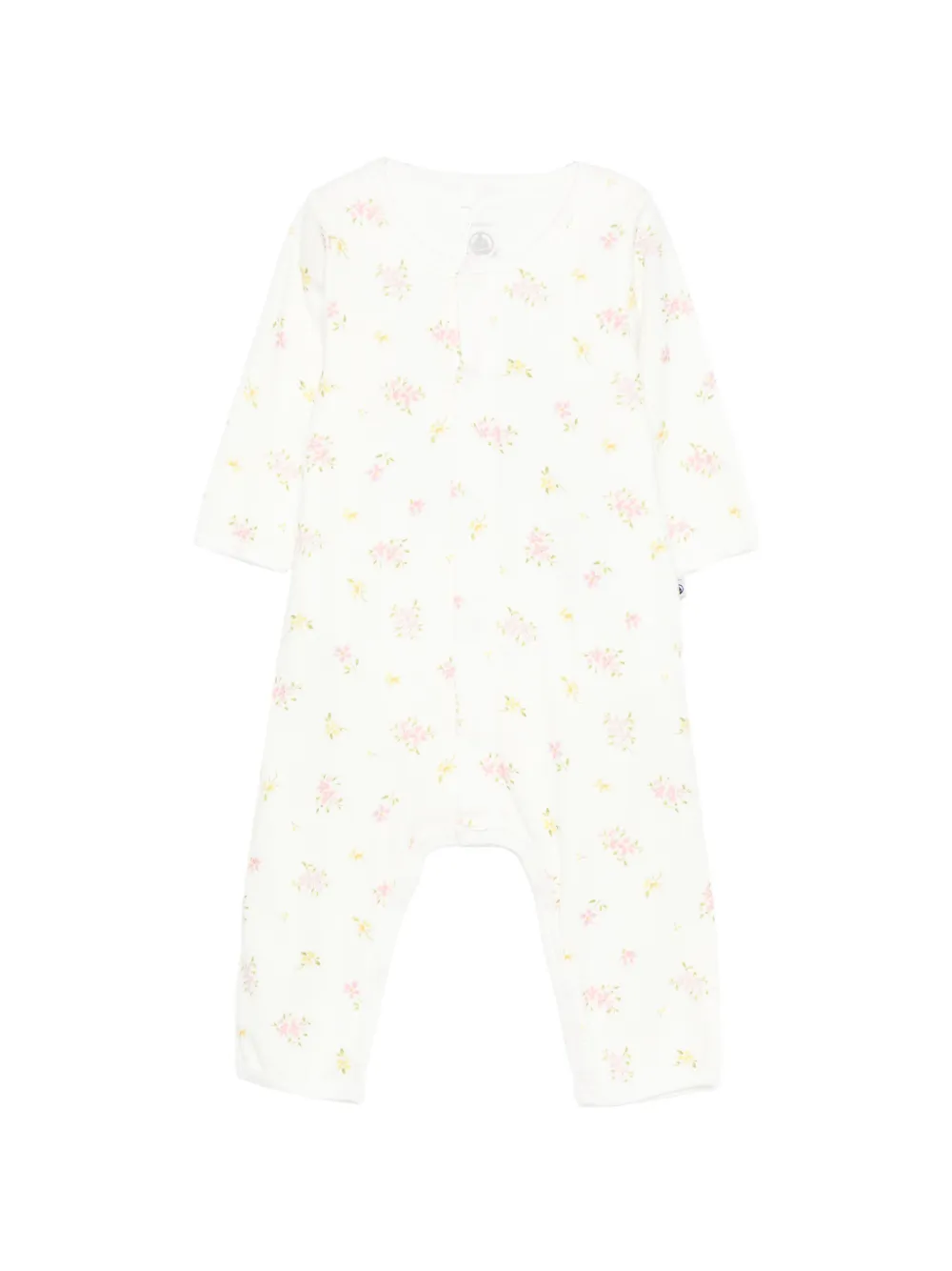 Petit Bateau floral-print romper - Toni neutri