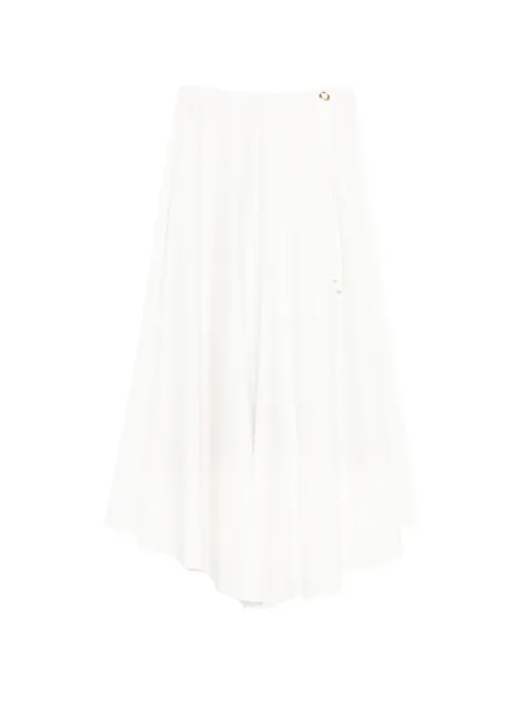Agnona tie-detail maxi skirt