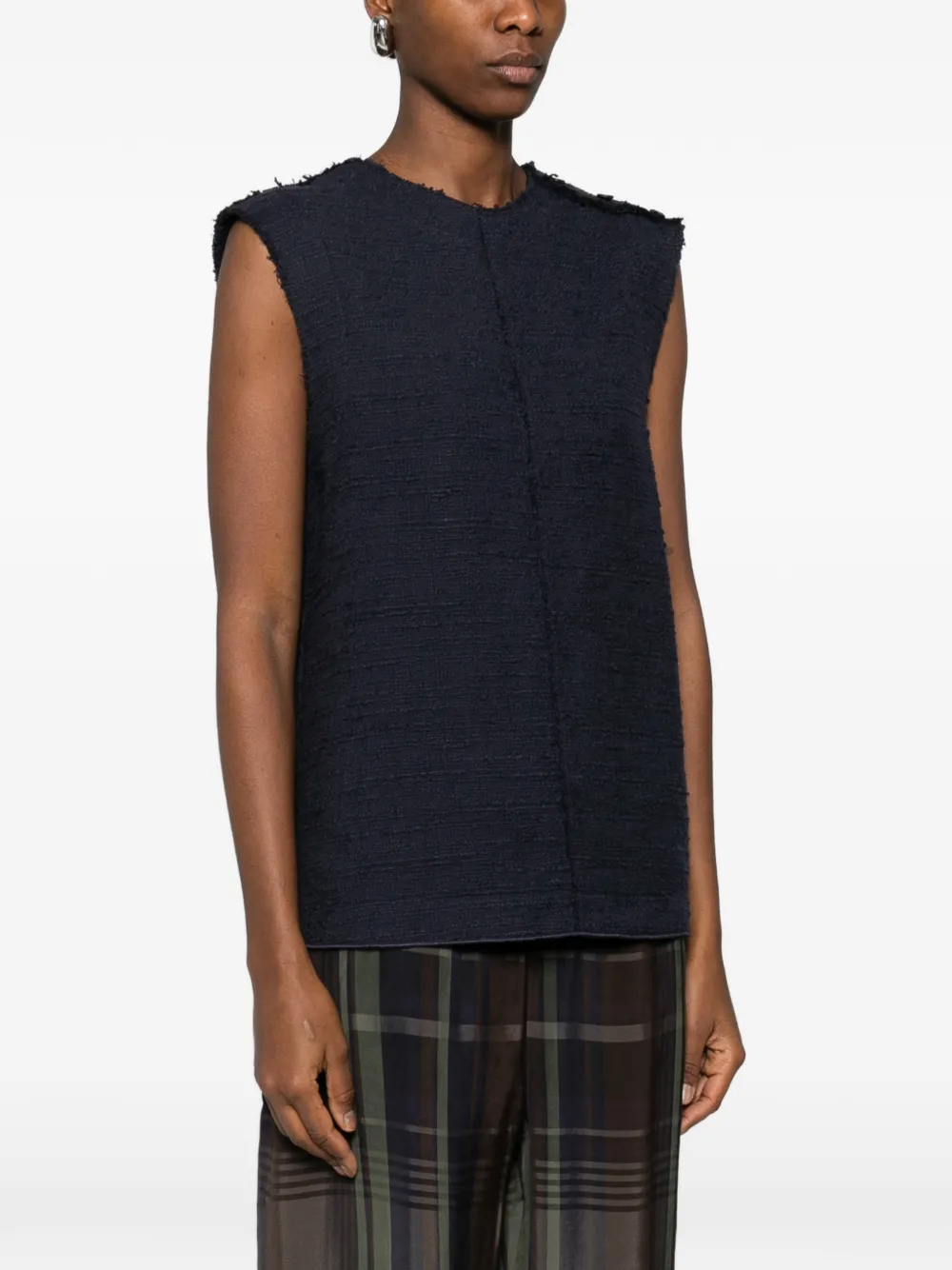  Nº21 Button-detail Blouse - Blue 