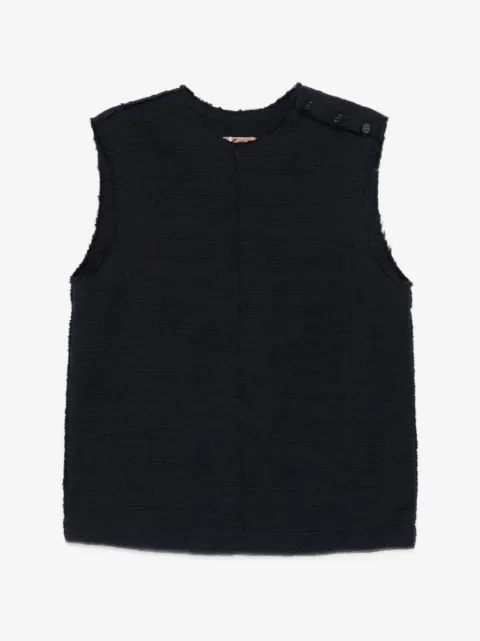 Nº21 button-detail blouse