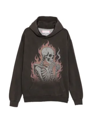 SAINT MXXXXXX ダメージ パーカー | グレー | FARFETCH JP