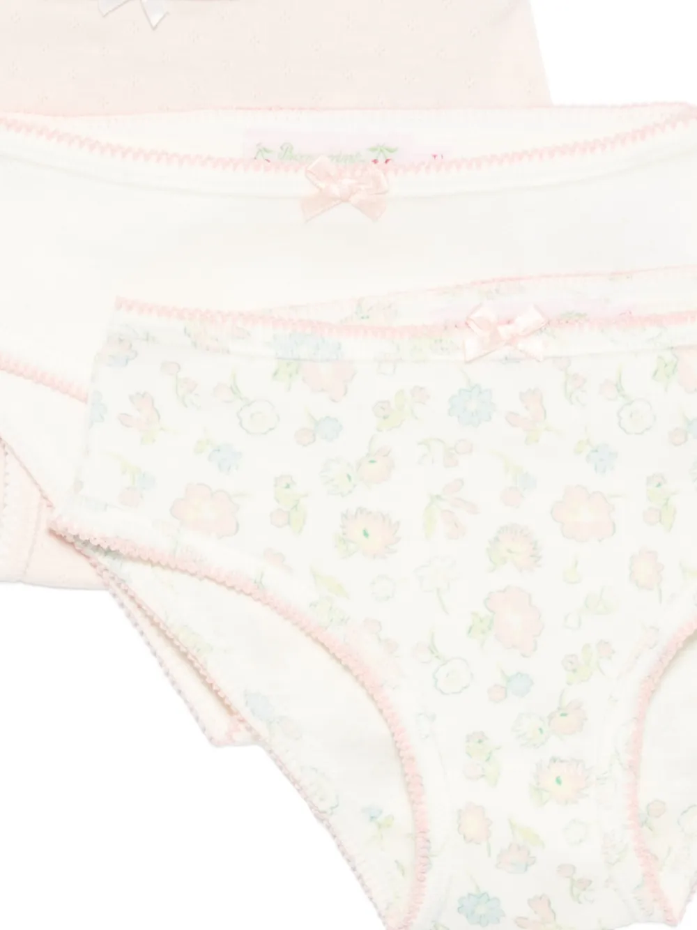 Bow-Detail Panties (Pack Of Three)