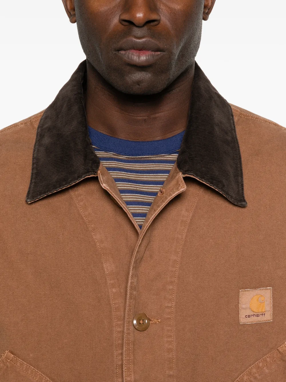 Carhartt コーデュロイ襟ジャケット Carhartt WIP コーデュロイカラージャケット | ブラウン | FARFETCH JP