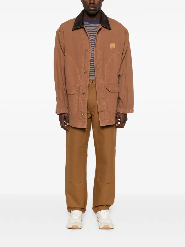 Carhartt コーデュロイ襟ジャケット Carhartt WIP コーデュロイカラージャケット | ブラウン | FARFETCH JP
