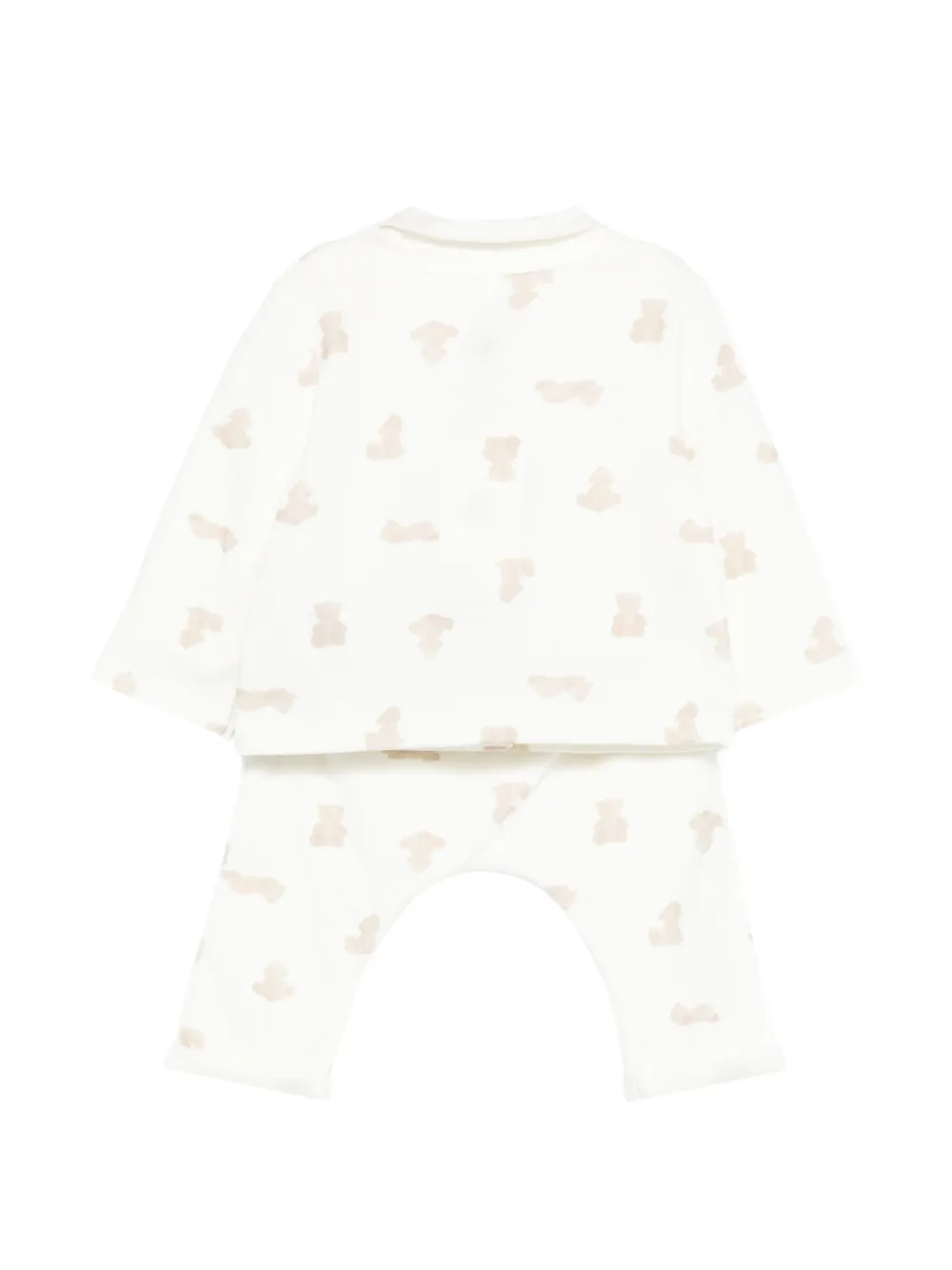  Petit Bateau Teddy-print Trousers (set Of Three) - Neutrals 